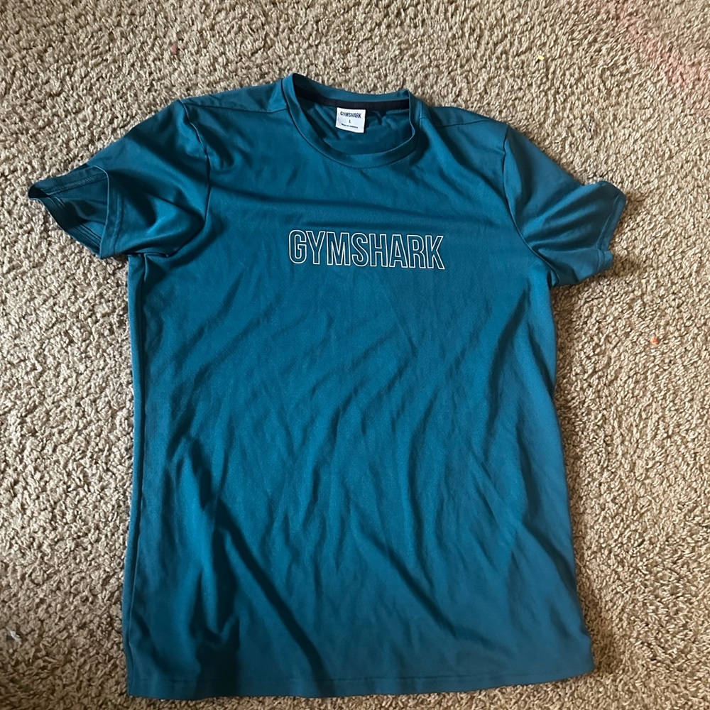 Gymshark Blue Short Sleeve Tee for Active Comfort
